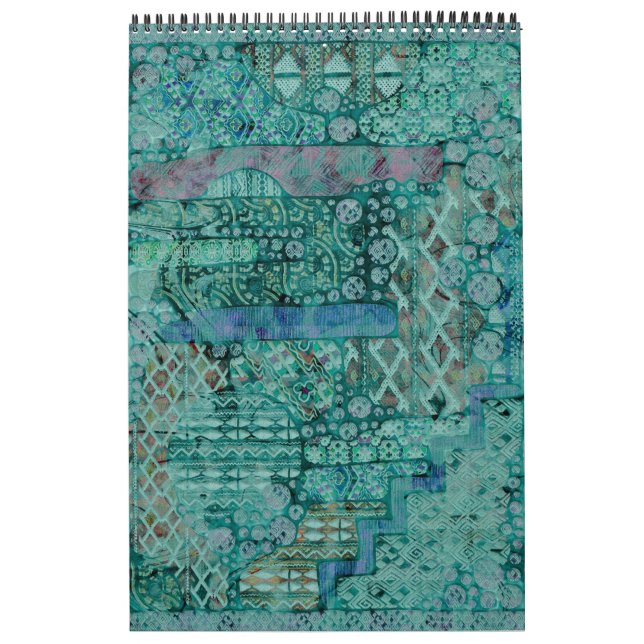 Calendario Resumen Patrón étnico - Folklore Art. 2 (Tapa)