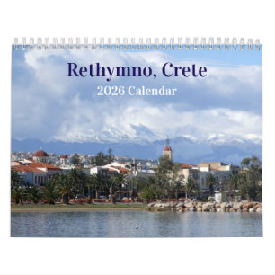 Calendario Rethymno Crete Grecia 2025