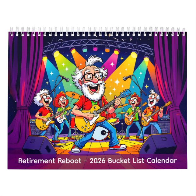 Calendario Retirement Reboot - 2026 Bucket List Calendar (Tapa)