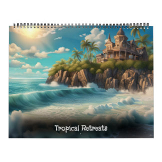 Calendario Retraiciones tropicales de Ivy y Bat Art Calendar