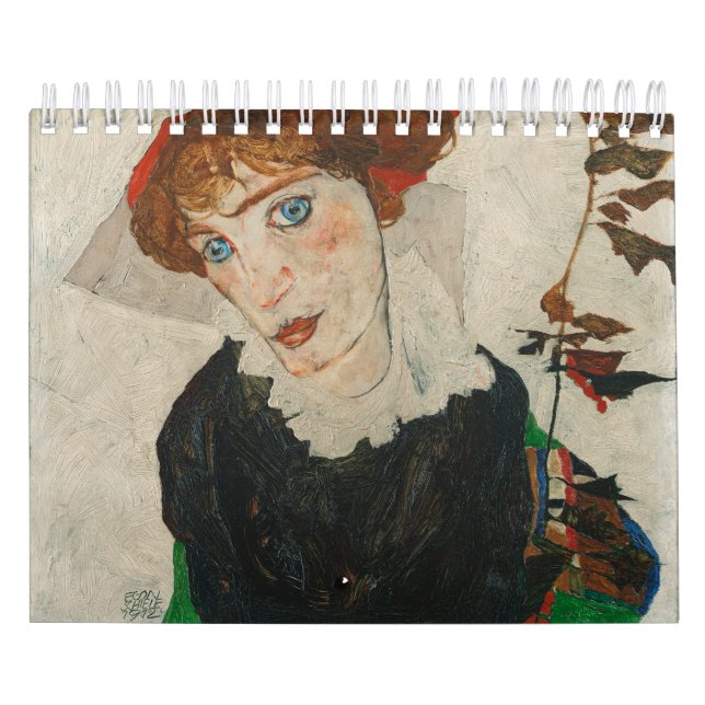 Calendario Retrato de Wally de Egon Schiele (Tapa)
