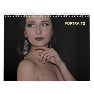Calendario Retratos de hermosas jóvenes damas