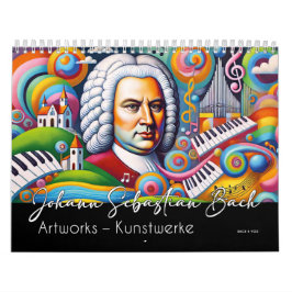 Calendario Retratos de Johann Sebastian Bach