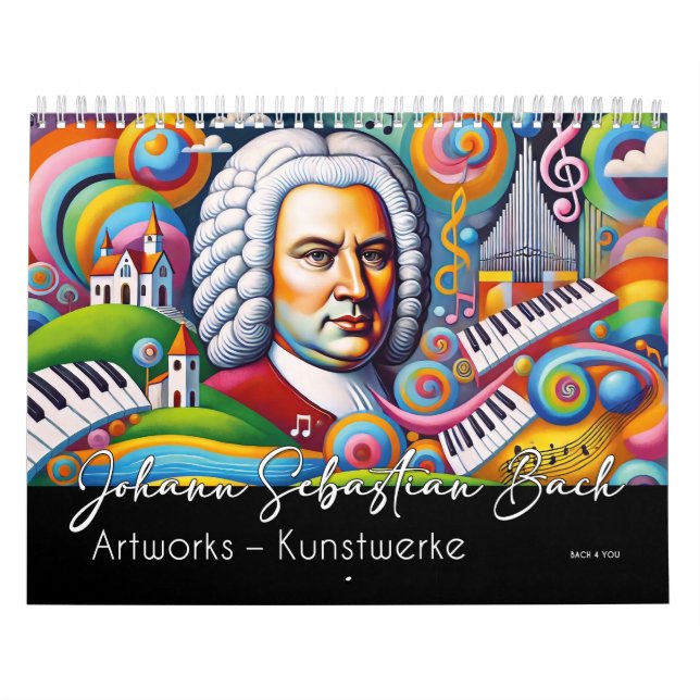Calendario Retratos de Johann Sebastian Bach (Tapa)