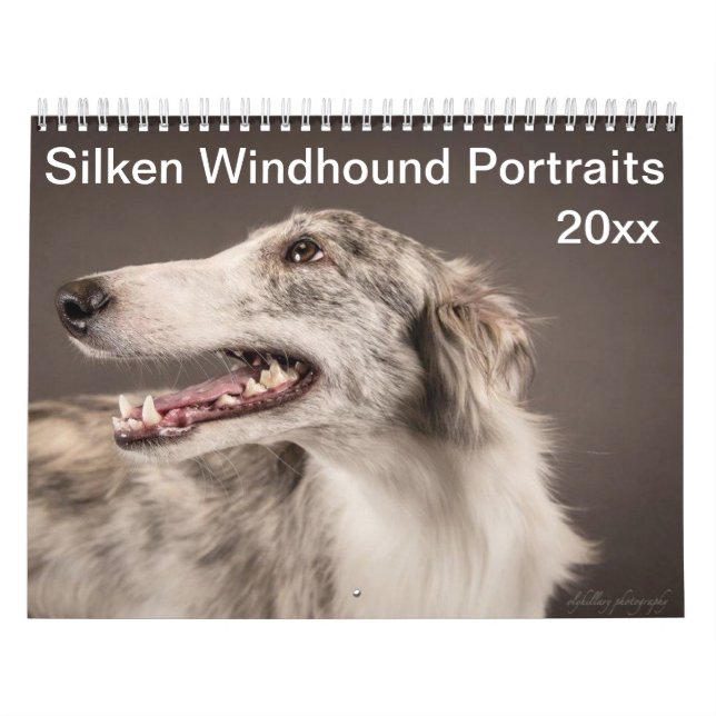 Calendario Retratos de Silken Windhounds 2019 (Tapa)