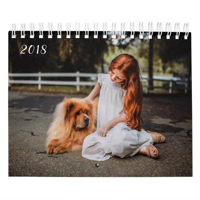 Calendario Retratos familiares o fotografía personal (Tapa)