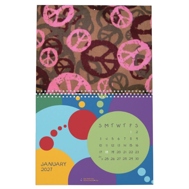 Calendario Retro-2010 (Jan 2027)