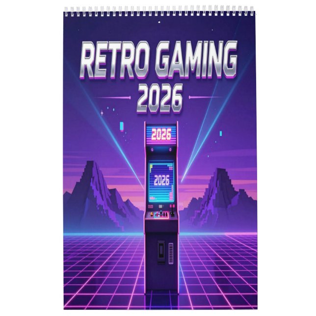 Calendario Retro Gaming 2026 Calendar (Tapa)