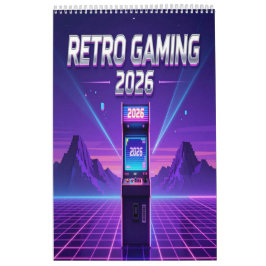 Calendario Retro Gaming 2026 Calendar