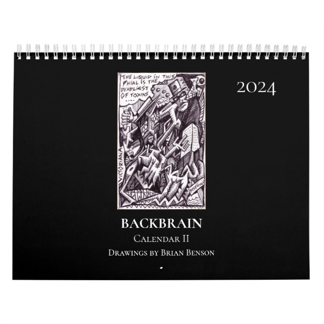 Calendario retrocerebral II 2024 (Tapa)