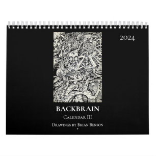 Calendario retrocerebral III 2024 (doble página)
