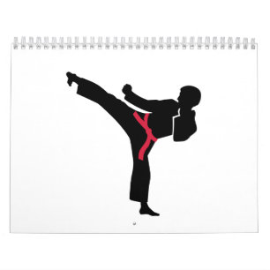 Calendario Retroceso del karate de los artes marciales