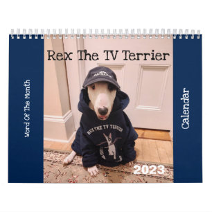 Calendario Rex The TV Terrier 2023 Word Of The Month Calendar