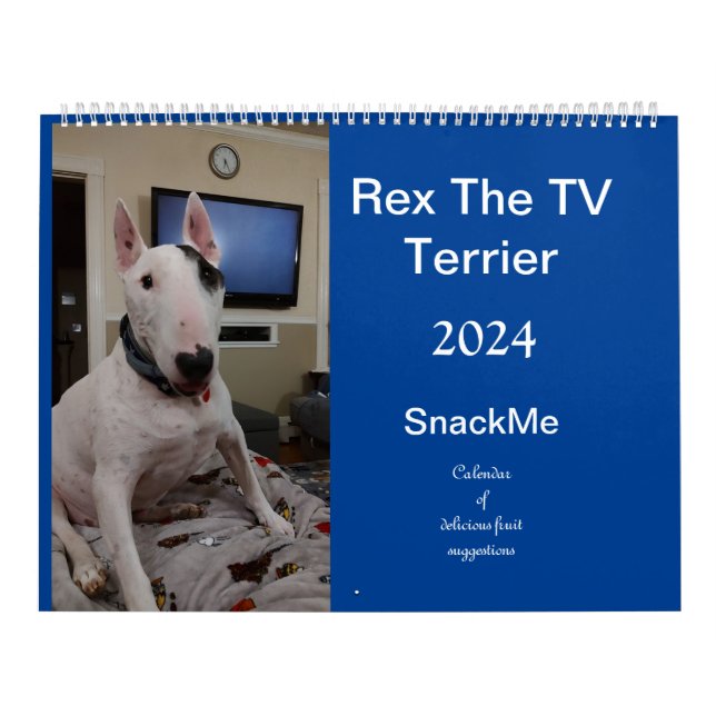 Calendario Rex The TV Terrier 2024 SnackMe Calendar (Tapa)