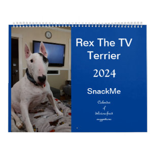 Calendario Rex The TV Terrier 2024 SnackMe Calendar