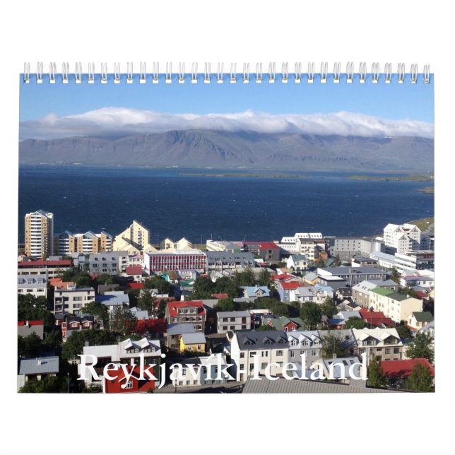 Calendario Reykjavík-Iceland Calendar (Tapa)