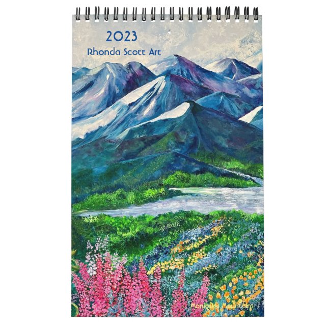 Calendario Rhonda Scott Art 2023 Small Calendar (Tapa)