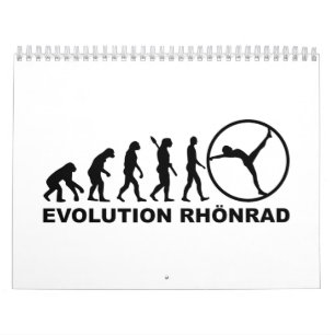 Calendario Rhönrad del gymwheel de la evolución