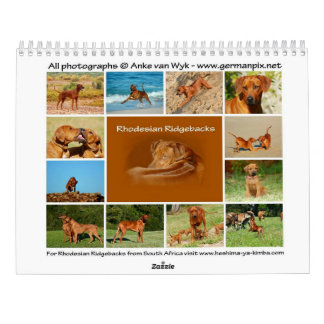 Calendario Ridgeback de Rhodesia