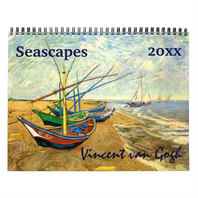 Calendario Ríos y paisajes marinos de Vincent van Gogh (Tapa)