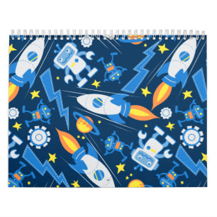 Calendario Robot espacial