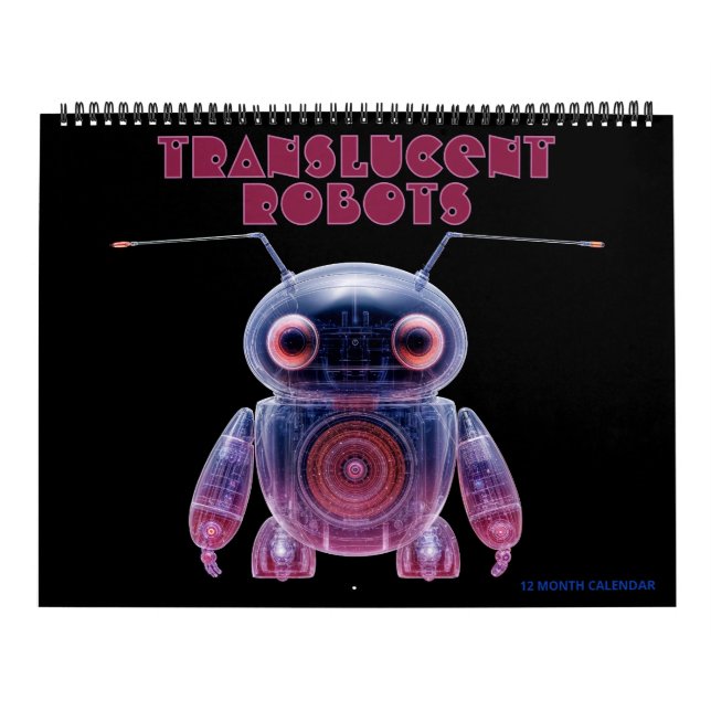 Calendario Robots translúcidos (Tapa)