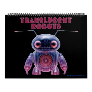 Calendario Robots translúcidos