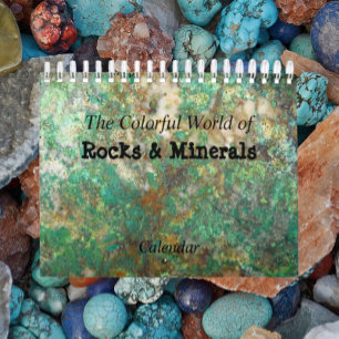 Calendario Rocas y minerales coloridos