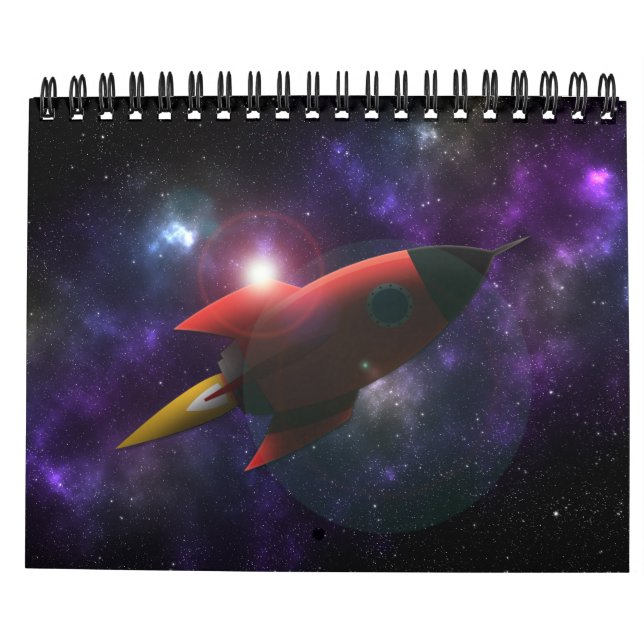 Calendario Rockey in space (Reverso)