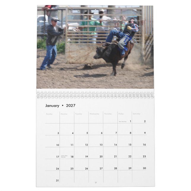 Calendario Rodeo (Jan 2027)