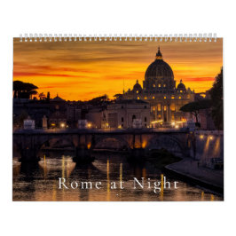 Calendario Roma de noche
