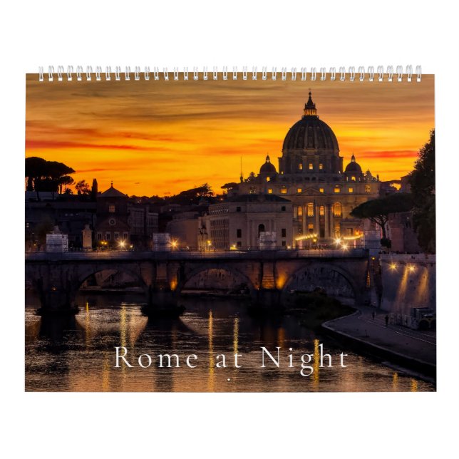 Calendario Roma de noche (Tapa)