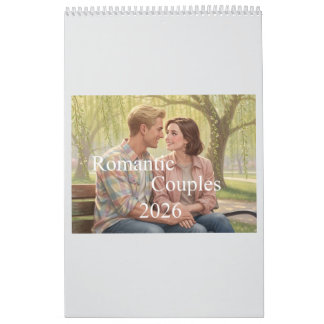 Calendario Romantic Couples Calendar 2026 02B