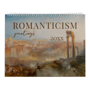 Calendario Romanticismo Pinturas de famosos pintores artístic