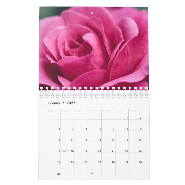 Calendario Rosa (Jan 2027)