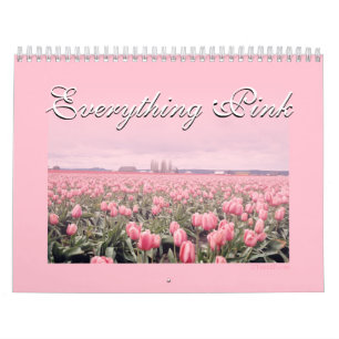 Calendario rosa de todo