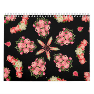 Calendario Rosas de amor y romance y cookies del corazón