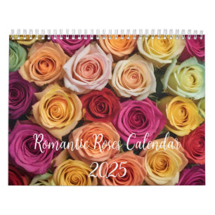 Calendario Rosas románticos