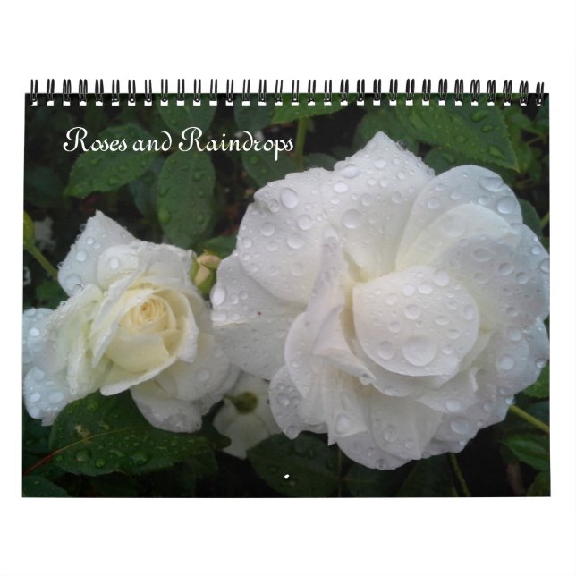 calendario rosas y RÁINDROPS (Tapa)