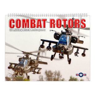 Calendario ROTORES DE COMBATE - Helicópteros de ataques milit