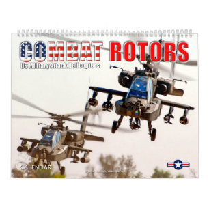 Calendario ROTORES DE COMBATE - Helicópteros de ataques milit