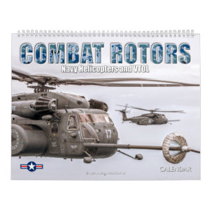 Calendario ROTORS DE COMBATE - Helicópteros de la marina y VT