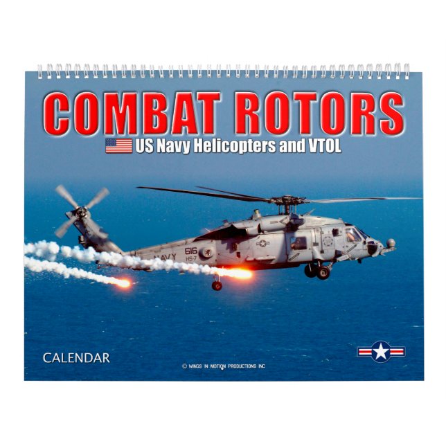 Calendario ROTORS DE COMBATE - Helicópteros de la marina y VT (Tapa)