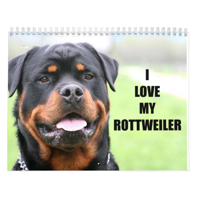 Calendario Rottweiler (Tapa)