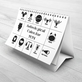 Calendario Rótulo Astrológico Indio