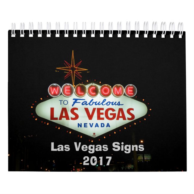 Calendario Rótulos Neon de Las Vegas (Tapa)