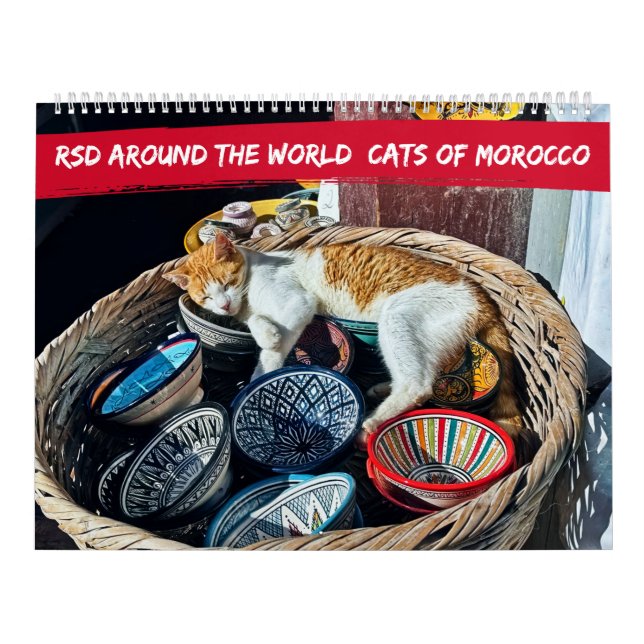 Calendario RSD alrededor del mundo | Gatos de Marruecos (Tapa)