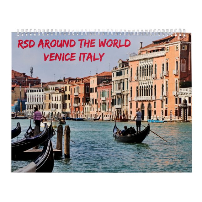 Calendario RSD alrededor del mundo | Venecia Italia (Tapa)