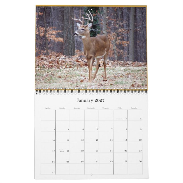 Calendario rSEANd - naturaleza (Jan 2027)