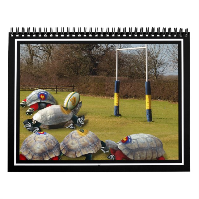 Calendario Rugby de tortuga (Tapa)